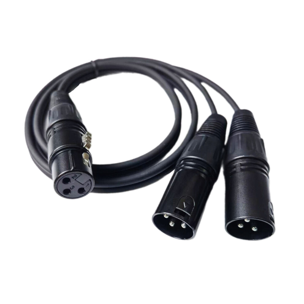 3Pin Splitter Cable 1 Female To 2 3Pin Male Auditory Cable-2M 7709000779376