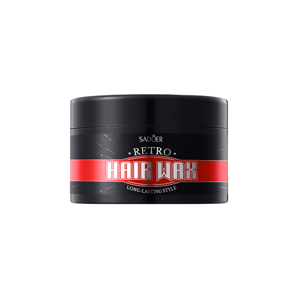 Men's retro hair wax SADOER strong styling natural fluffy hair mud