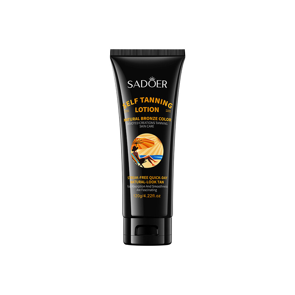 Tanning lotion 120gSADOER moisturizing and hydrating wheat color sunbathing essence milk