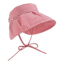 (Watermelon red) Broad Brim Summer Hat Adjustable Ponytail Friendly Design Breathable Top Open Sun Hat Coastal Accessory For Sports  Watermelon red