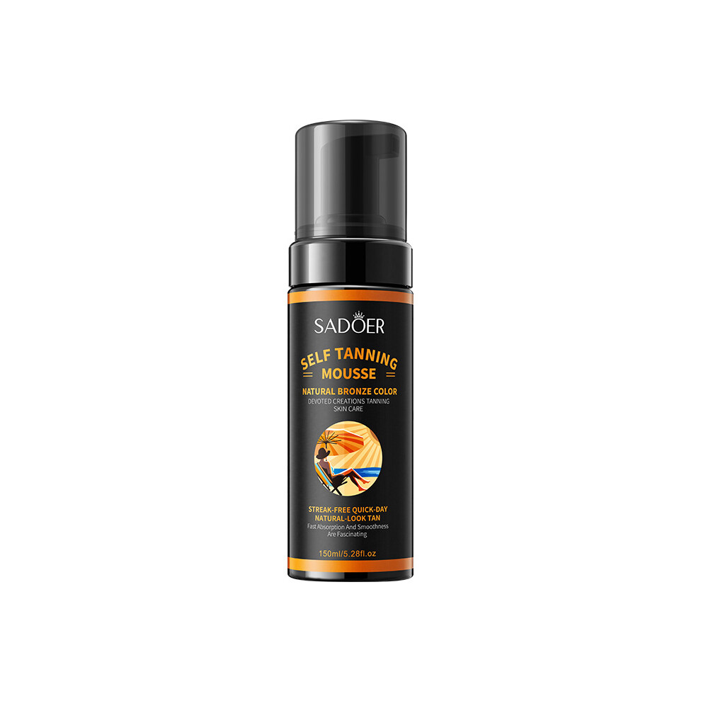 Cream Tanning Mousse Sadoer Copper Color Moisturizing And Tender Body Mousse