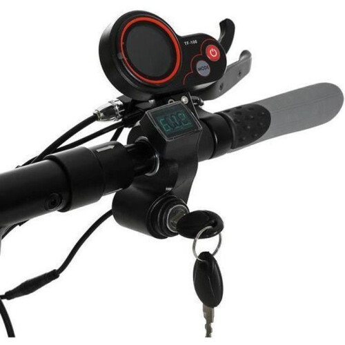 Electric Scooter Dashboard for M4 and M4 Pro, Black, 6 Pin Connector, Durable Replacement Panel