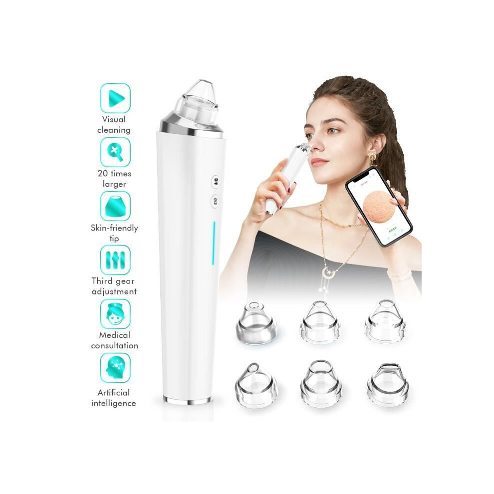 Electric Blackhead Remover Kit for Facial Pore Cleaning, Comedone Extraction Tool, Skin Care Device for Men and Women