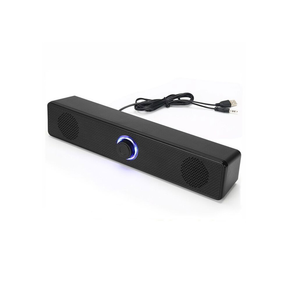 Rectangular Bluetooth Speaker With Dual Speakers And Subwoofer, Usb Powered Wireless Audio Speaker 4717484352353