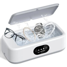 Automatic Ultrasonic Cleaner for Watches, Glasses and Jewelry, Compact Home Cleaning Machine
