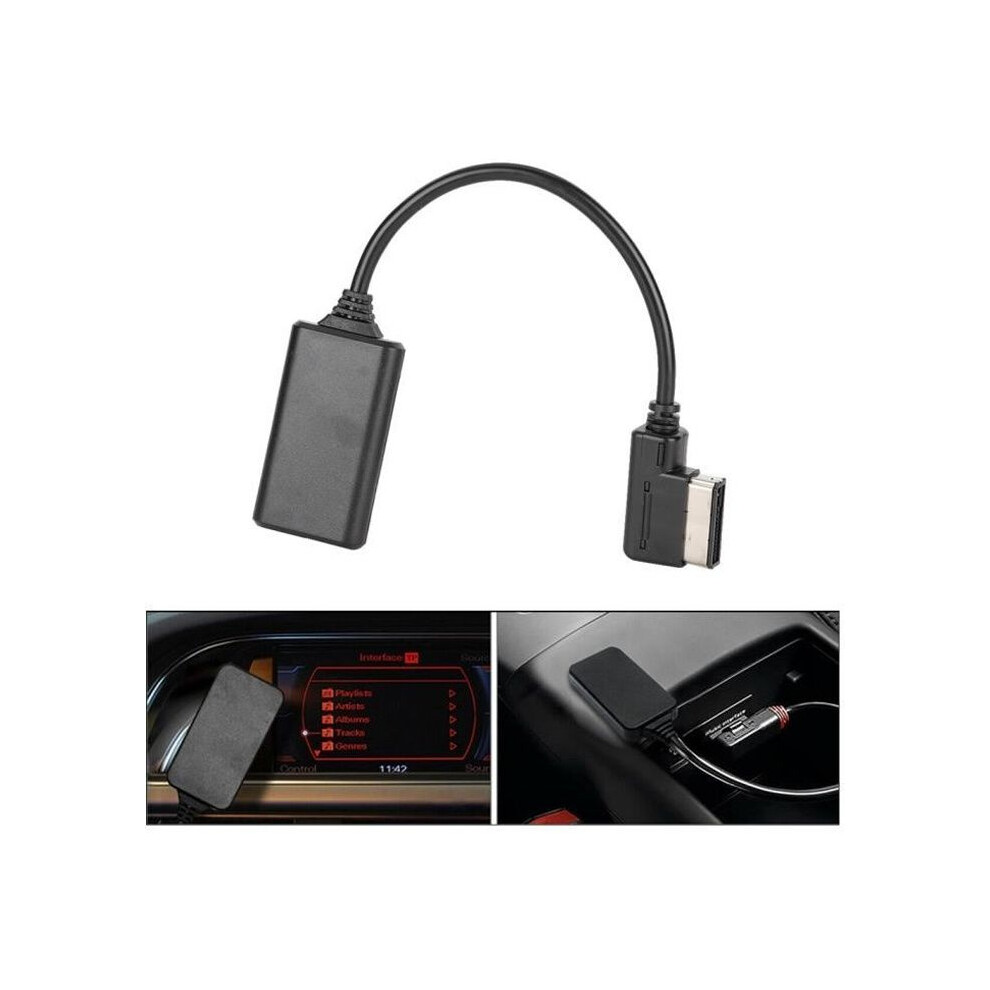 Bluetooth 5.0 Auxiliary Audio Adapter For Car Music Interface, Audio Cable Compatible With Ami Mmi Mdi Black 3281230284713