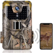 Outdoor 4k Wifi Hunting Cameras 940nm APP Surveillance Wireless Bluetooth Control  Night Vision Wildlife Photo Traps Camera