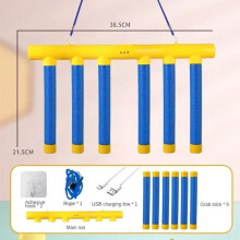 Drop Stick Game Set for Training, Fun Challenge, Parent Child Interaction, Yellow Party Game Toy