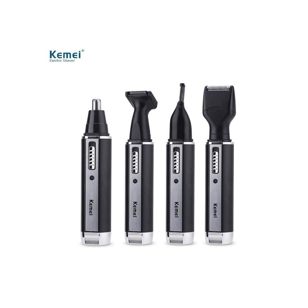 4 in 1 Electric Razor Nose Ear Eyebrow Trimmer Rechargeable Menâs Grooming Tool for Face and Body