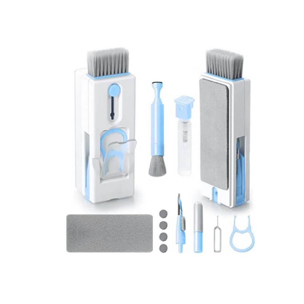 11-In-1 Bluetooth Headset Cleaning Pen For Keyboard, Earbuds, And Computer, Cleaning Brush Kit, Blue 4337766121257