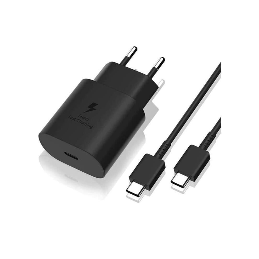 25W Fast Usb-C Charger With 1M Cable, Built-In Protection, Compatible With Samsung S22 S21 S20 3174212398143