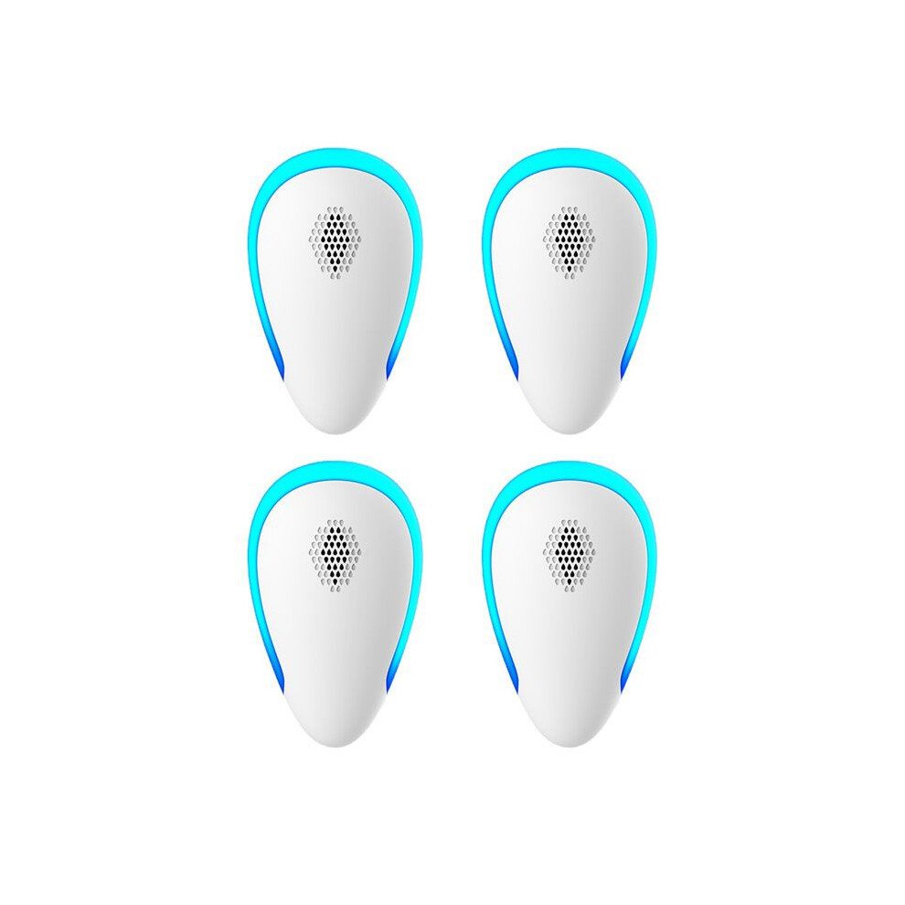 Set of 4 Ultrasonic Mosquito Repellers Frequency Conversion Electronic Pest Repellent for Insects and Rats