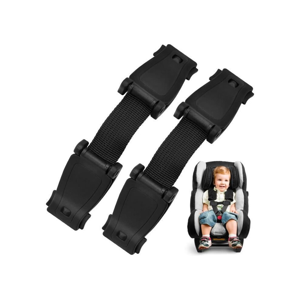 Adjustable 2-Piece Child Harness Chest Strap For Strollers And Car Seats, Secure And Practical 3786006232887