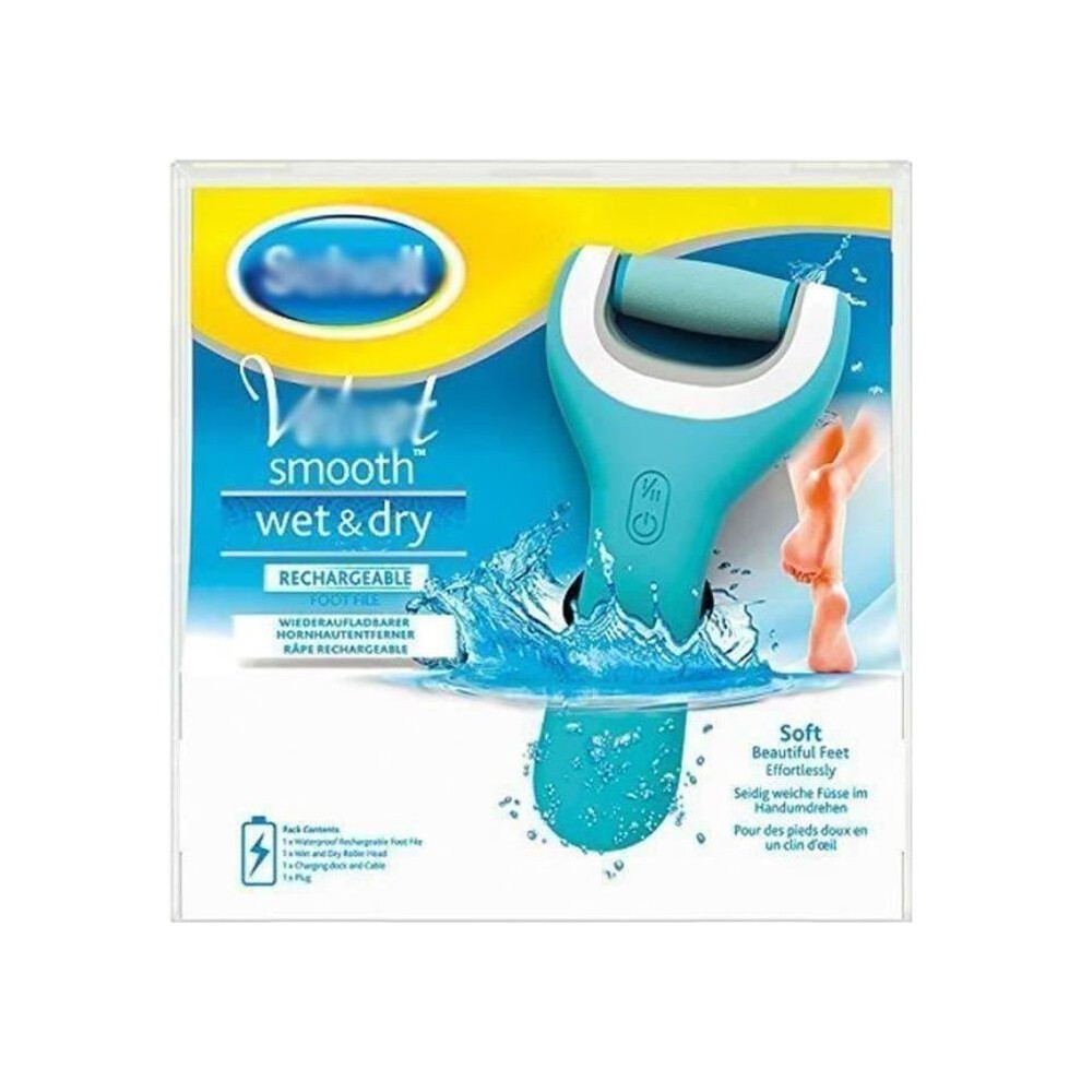 Electric Pedicure Callus Remover Waterproof Rechargeable Foot File for Smooth Skin
