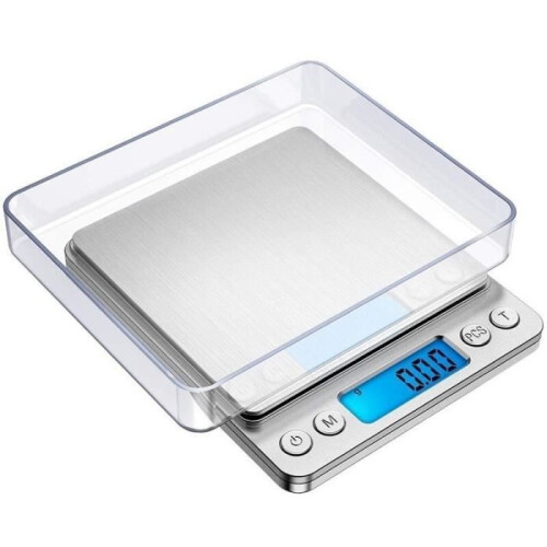 Precision Digital Scale 500g 0.01g LCD Backlit Display with Tare and Counting Function