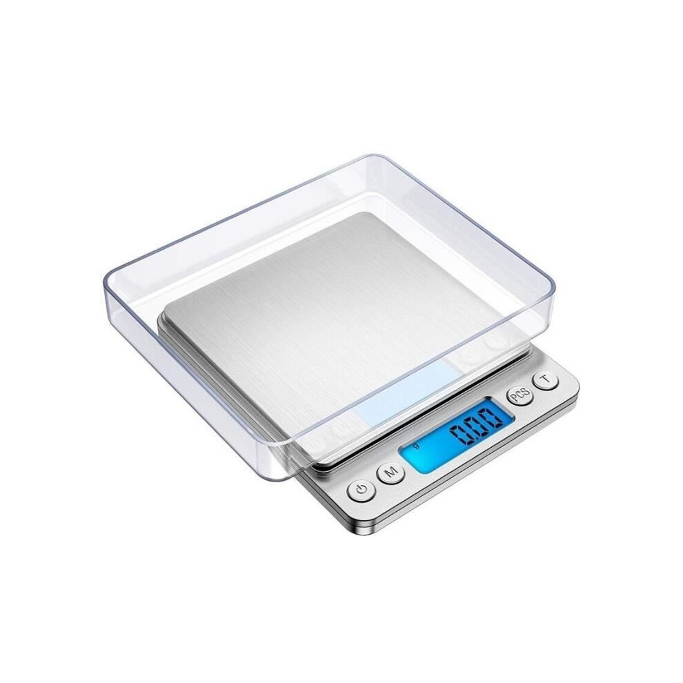 Precision Digital Scale 500g 0.01g LCD Backlit Display with Tare and Counting Function
