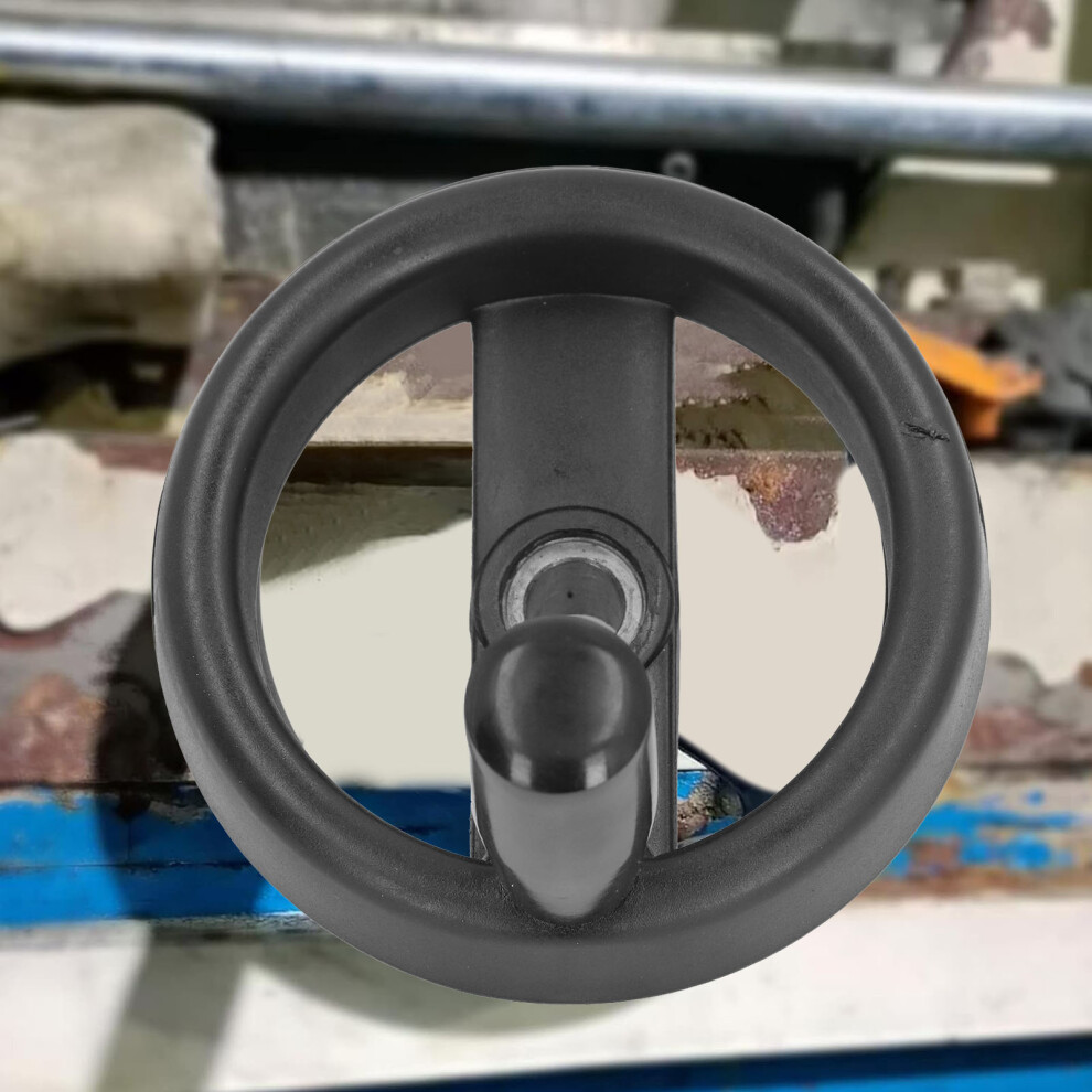 Foldable Plastic Handwheel 125mm OD 12mm Bore