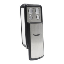 Télécommande de porte de garage compatible avec plusieurs modèles, noire, compacte et fiable