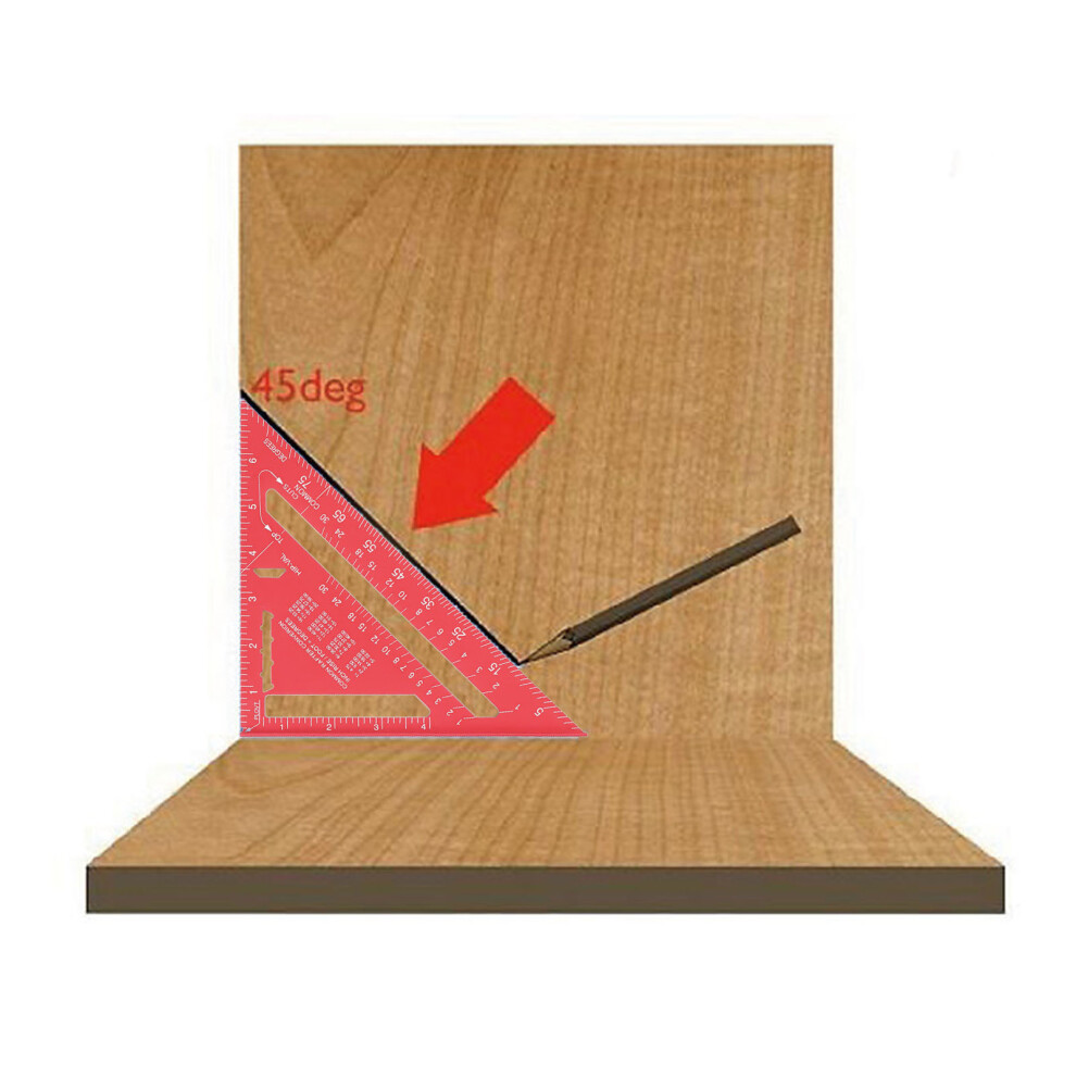 Red Carpenter Triangle 7in