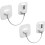 Lot de 2 verrous de sécurité à code pour réfrigérateur, sécurité enfant, adhésif, blanc, conception durable et sécurisée 1