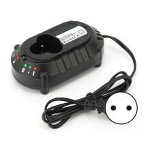 Chargeur de batterie au lithium 10,8 V/12 V pour batteries d'outils électriques - Charge rapide compacte - Compatible avec les perceuses san