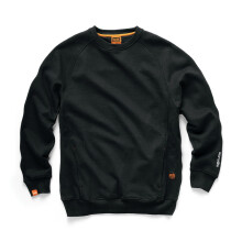 (XS, Black) Scruffs Mens Work Sweatshirt