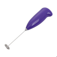 Tragbarer elektrischer Schneebesen aus Edelstahl, Lila, Handmixer zum Backen, Sahneschlagen und Eierrühren
