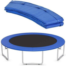 Trampolin-Federabdeckung 244 cm, UV-beständig und reißfest, 8 Zoll, Blau, 1 Stück