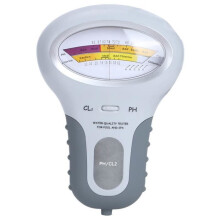 Elektronisches Testgerät zur Bestimmung der Poolwasserqualität (2-in-1) für Restchlorgehalt und pH-Wert