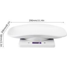 Elektronische Haustierwaage (10 kg) für Kleintiere, tragbare digitale Waage für den Heimgebrauch