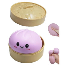 Stressverlichtende dumplingspeelgoedset, zachte stressballetjes, glitterverrassingszakje, rekbaar en leuk fidgetspeelgoed voor kinderen en v
