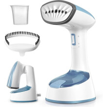 Draagbaar opvouwbaar stoomstrijkijzer, snel opwarmend, compact voor thuis, op kantoor en op reis, 220V, lichtgewicht, wit