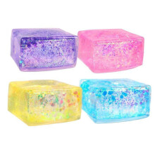 Suikerbal, zacht en ontspannend speelgoed voor stressvermindering, 1 stuk, willekeurige kleur, zachte sensorische kubus voor angstverminderi