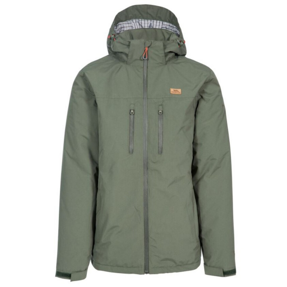 Trespass (Xxs, Basil) Mens Toffit Waterproof Jacket Multicoloured