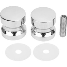 Glazen en aluminium deurklink voor de badkamer, 6,3 x 3 cm, moderne en duurzame binnendeurbeslag