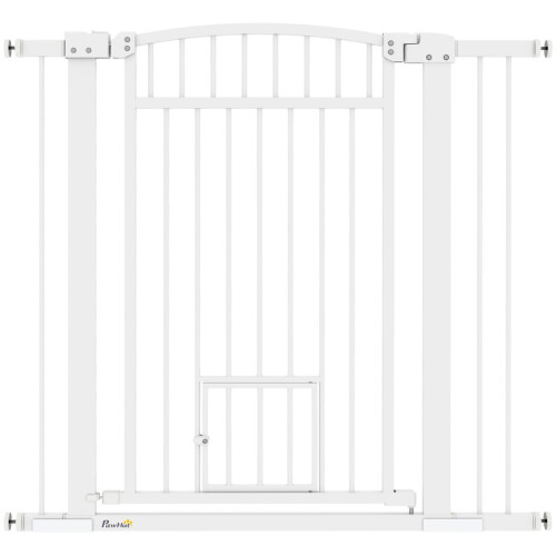 Barrière de sécurité pour chien avec double système de verrouillage, fixation par pression ou perçage