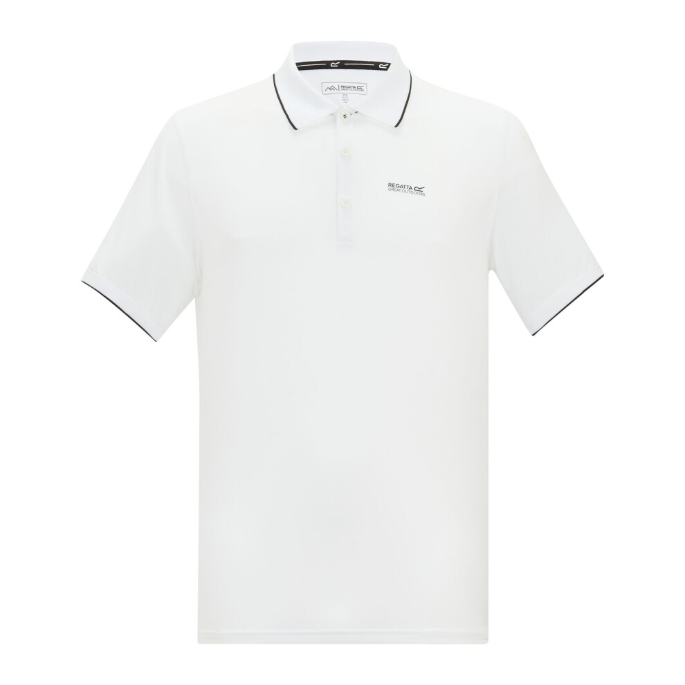 Regatta (Xxl, White Solid) Mens Remex Ii Jersey Polo Shirt