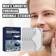 Men's Anti-Wrinkle Forehead Patch Smoothes and Firms the Forehead, Diminishes Fine Lines and Wrinkles