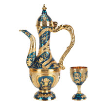 Classic Turkish Tea Set with Tray