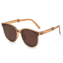 Kinder-Sonnenbrille mit quadratischem Rahmen, UV400-Schutz, braun, blendfrei, leicht, stylisch, Augenschutz