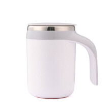 Elektrischer Thermobecher mit Rührfunktion, 380 ml, Edelstahl 304, USB-aufladbar, magnetische Induktion