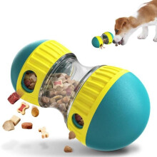 Interaktiver Leckerli-Spenderball für Hunde, verstellbares gelbes Futterspielzeug, Kauspielzeug gegen Langeweile für Hunde