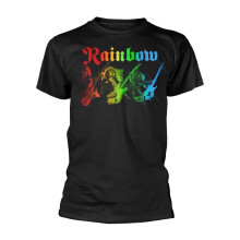 (L, Black) Rainbow Unisex Adult 3 Ritchies T-Shirt