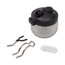 Pot de nettoyage efficace avec porte-brosse et collecteur de