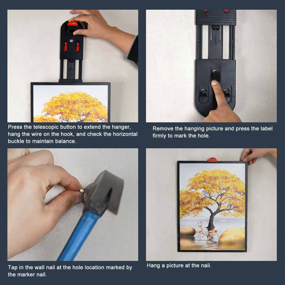 Durable ABS Picture Hanger Levelling Tool