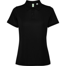 (XL, Solid Black) Roly Womens/Ladies Tormo Short-Sleeved Polo Shirt