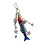 Dynamic Swinging Fish Shaped Keychain Dynamic Fish-pattern 4 1