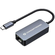 Adaptador Ethernet USB 3.2 Gen 1 - CONCEPTRONIC - ABBY12GC - Wake-on-LAN - Caixa de alumínio - Plug and Play