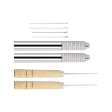 Nauwkeurig poppenhaarwortelgereedschap-0,6 0,8 elk 2 stuks