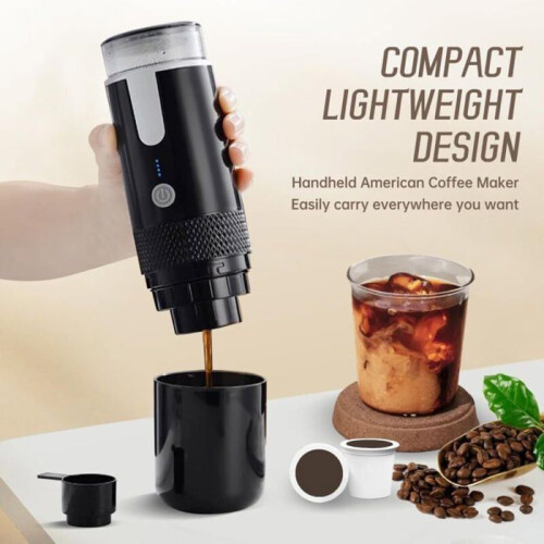Portable Manual Espresso Maker for Ground Coffee, Handheld Coffee Machine with Compact Design 2